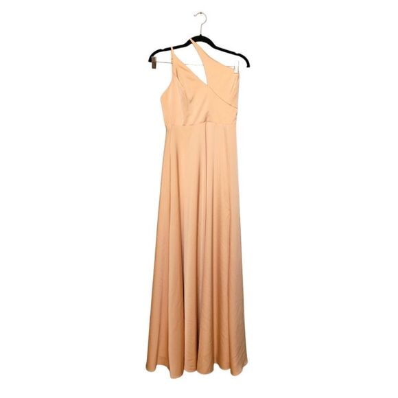 Lulu's | “Steal My Heart” Asymmetrical Formal Dress - Picture 2 of 7